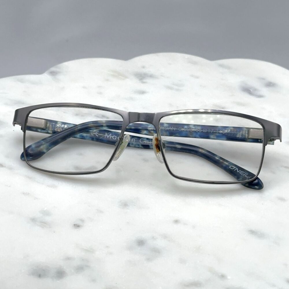 O'neill ONO-AIDAN C.005 Matte Gunmetal Blue Eyeglasses Frames 55-17-140